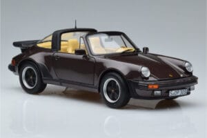 Porsche 911 964 Turbo Targa Brūns Norev 1:18 187665 Metāls — attēls 6 no 8