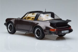 Porsche 911 964 Turbo Targa Brūns Norev 1:18 187665 Metāls — attēls 7 no 8