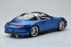 Porsche 911 991 4S Targa Zils GT Spirit 1:18 GT037 Sveķi — attēls 2 no 5