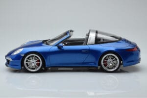 Porsche 911 991 4S Targa Zils GT Spirit 1:18 GT037 Sveķi — attēls 3 no 5