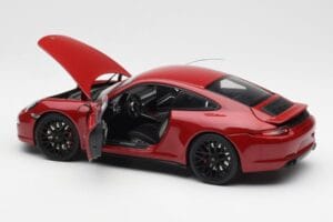 Porsche 911 991 Carrera GTS Carmine Sarkans Schuco 1:18 450039000 Metāls — attēls 5 no 8