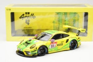 Porsche 911 GT3 R Manthey Racing #911 M. Jaminet / T. Preining / D. Olsen / N. Tandy 24 Hours of Nurburgring Winner 2021 Mini — attēls 6 no 6