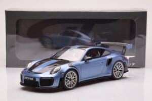 Porsche 911 991.2 GT2 RS Zils GT Spirit 1:18 GT429 Sveķi — attēls 6 no 6