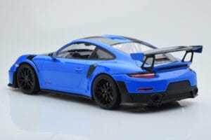 Porsche 911 GT2 RS 991.2 Weissach Package Zils Melnie Magnija Diski Minichamps 1:18 153068316 Metāls — attēls 5 no 6