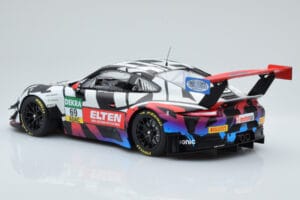 Porsche 911 GT3 R Iron Force by Ring Police #69 J. van Slooten / L. Luhr ADAC GT Masters 2018 Minichamps 1:18 153186969 Metāl — attēls 4 no 5