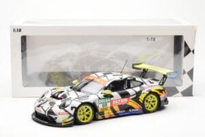 Porsche 911 991.2 GT3 R #69 Team Iron Force Racing Ring Police L. Luhr / M. Holzer ADAC GT Masters 2019 Minichamps 1:18 15319 — attēls 6 no 6