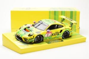 Porsche 911 991.2 GT3 R #1 Manthey Racing 24 Hours Nurburgring 2022 Minichamps 1:18 MG-M-911-24H-22-1801 Metāls — attēls 6 no 6