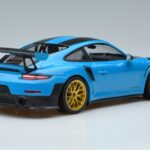 Porsche 911 991.2 GT3 RS Weissach Package Miami Zils Zeltaini Riteņi Minichamps 1:18 153068310 Metāls - image 2 of 6