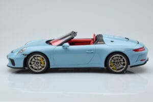 Porsche 911 991.2 Speedster Meissen Zils GT Spirit 1:18 GT408 Sveķi — attēls 3 no 6