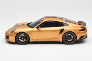 Porsche 911 991.2 Turbo S Exclusive Zeltains GT Spirit 1:18 GT444 Sveķi — attēls 3 no 6