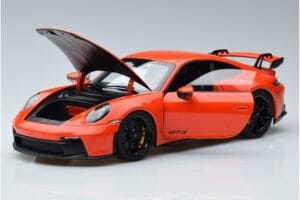 Porsche 911 992 GT3 Oranžs Norev 1:18 187300 Metāls — attēls 2 no 7