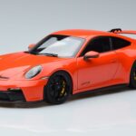 Porsche 911 992 GT3 Oranžs Norev 1:18 187300 Metāls