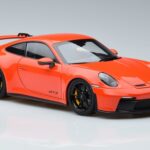Porsche 911 992 GT3 Oranžs Norev 1:18 187300 Metāls - image 5 of 7