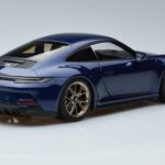 Porsche 911 992 GT3 Touring Package Zils Metaliks Norev 1:18 187302 Metāls - image 3 of 7
