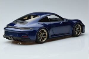 Porsche 911 992 GT3 Touring Package Zils Metaliks Norev 1:18 187302 Metāls — attēls 3 no 7