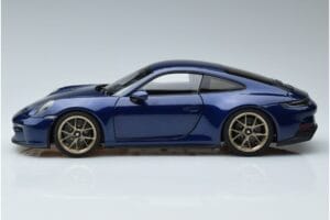 Porsche 911 992 GT3 Touring Package Zils Metaliks Norev 1:18 187302 Metāls — attēls 4 no 7