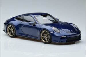 Porsche 911 992 GT3 Touring Package Zils Metaliks Norev 1:18 187302 Metāls — attēls 5 no 7