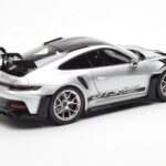 Porsche 911 992 GT3 Weissach Pack GT Sudraba Metallic Norev 1:18 - image 3 of 8