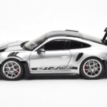 Porsche 911 992 GT3 Weissach Pack GT Sudraba Metallic Norev 1:18 - image 4 of 8