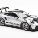 Porsche 911 992 GT3 Weissach Pack GT Sudraba Metallic Norev 1:18 - image 6 of 8