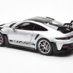 Porsche 911 992 GT3 Weissach Pack GT Sudraba Metallic Norev 1:18 - image 7 of 8