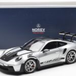 Porsche 911 992 GT3 Weissach Pack GT Sudraba Metallic Norev 1:18 - image 8 of 8