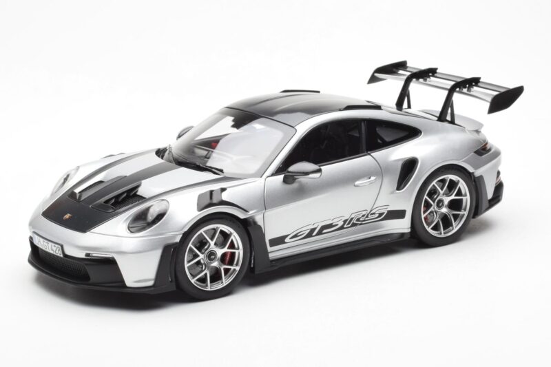 Porsche 911 992 GT3 Weissach Pack GT Sudraba Metallic Norev 1:18