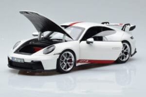 Porsche 911 992 GT3 Balts Norev 1:18 187306 Metāls — attēls 2 no 7