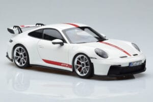 Porsche 911 992 GT3 Balts Norev 1:18 187306 Metāls — attēls 5 no 7