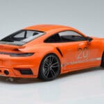 Porsche 911 992 Turbo S China 20th Anniversary Oranžs Minichamps 1:18 - image 2 of 6