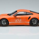 Porsche 911 992 Turbo S China 20th Anniversary Oranžs Minichamps 1:18 - image 3 of 6