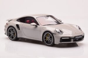 Porsche 911 992 Turbo S Crayon Pelēks GT Spirit 1:18 GT431 Sveķi — attēls 4 no 6