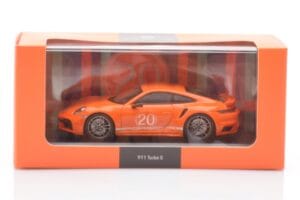 Porsche 911 992 Turbo S Gulf Oranžs Minichamps 1:43 WAP0209060N002 Metāls — attēls 4 no 4