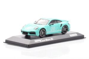 Porsche 911 992 Turbo S Mint Zaļš Minichamps 1:43 WAP0209070N003 Metāls — attēls 2 no 4