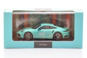 Porsche 911 992 Turbo S Mint Zaļš Minichamps 1:43 WAP0209070N003 Metāls — attēls 4 no 4