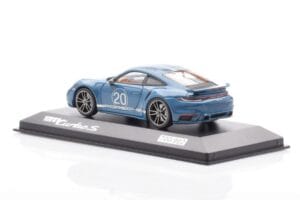 Porsche 911 992 Turbo S Oslo Zils Minichamps 1:43 WAP0209050N001 Metāls — attēls 3 no 4