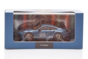 Porsche 911 992 Turbo S Oslo Zils Minichamps 1:43 WAP0209050N001 Metāls — attēls 4 no 4