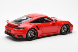 Porsche 911 992 Turbo S Sport Design Sarkans Minichamps 1:18 113069078 Metāls — attēls 3 no 8