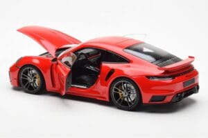 Porsche 911 992 Turbo S Sport Design Sarkans Minichamps 1:18 113069078 Metāls — attēls 5 no 8