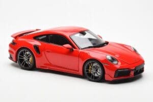 Porsche 911 992 Turbo S Sport Design Sarkans Minichamps 1:18 113069078 Metāls — attēls 6 no 8
