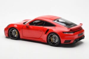 Porsche 911 992 Turbo S Sport Design Sarkans Minichamps 1:18 113069078 Metāls — attēls 7 no 8