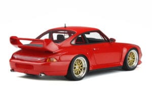 Porsche 911 993 Carrera 3.8 RSR Sarkans GT Spirit 1:18 GT366 Sveķi — attēls 2 no 5