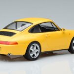 Porsche 911 993 Carrera Dzeltens Norev 1:18 187596 Metāls - image 2 of 6