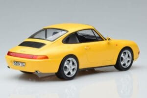 Porsche 911 993 Carrera Dzeltens Norev 1:18 187596 Metāls — attēls 2 no 6
