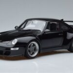 Porsche 911 993 Gunther Werks 400R Melns GT Spirit 1:18 KJ028 Sveķi