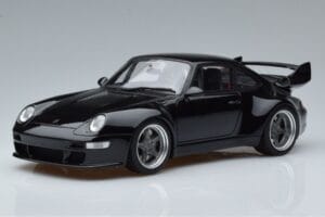 Porsche 911 993 Gunther Werks 400R Melns GT Spirit 1:18 KJ028 Sveķi