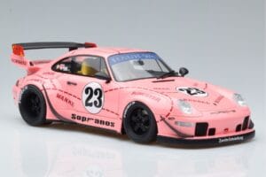 Porsche 911 993 RWB Pink Pig Asia Edition GT Spirit 1:18 GT762 Sveķi — attēls 4 no 6