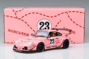 Porsche 911 993 RWB Pink Pig Asia Edition GT Spirit 1:18 GT762 Sveķi — attēls 6 no 6