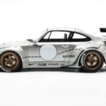 Porsche 911 993 RWB Sudrabs Phantom Asia Edition GT Spirit 1:18 CLDC017 Sveķi - image 3 of 6
