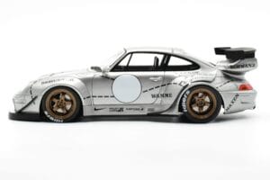 Porsche 911 993 RWB Sudrabs Phantom Asia Edition GT Spirit 1:18 CLDC017 Sveķi — attēls 3 no 6